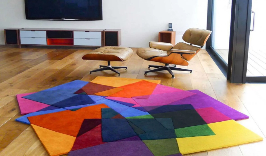 яркий «летний» ковролин в Алматы