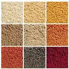 широкий ассортимент ковровых покрытий